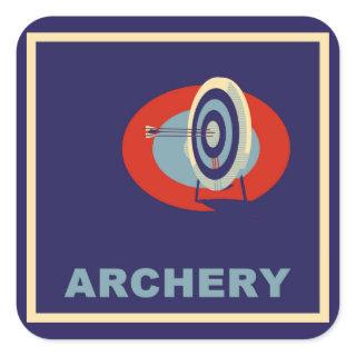 ARCHERY SQUARE STICKER