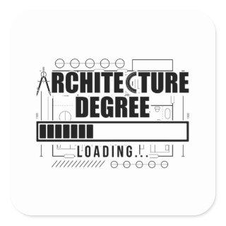 Architecture students | Architect Profession Gifts Square Sticker