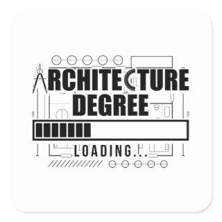 Architecture students | Architect Profession Gifts Square Sticker