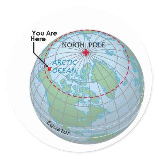 Arctic Circle Classic Round Sticker