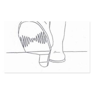 Arctic Monkeys Design Rectangular Sticker