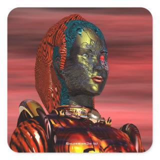 ARES SQUARE STICKER