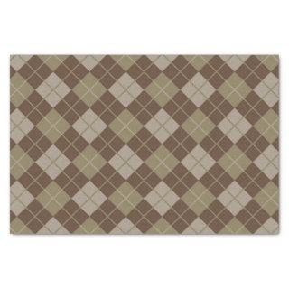 Argyle Pattern Tissue Paper