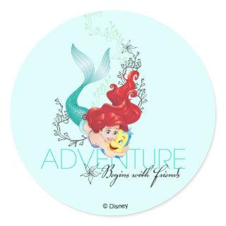 Ariel | Adventure Begins With Friends Classic Round Sticker
