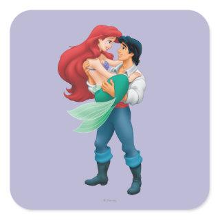 Ariel and Prince Eric Square Sticker