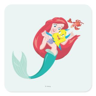 Ariel & Friends Square Sticker