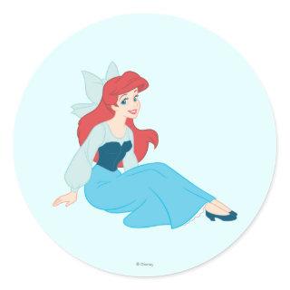 Ariel in Dress Classic Round Sticker