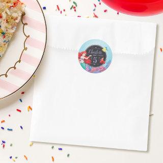 Ariel | The Little Mermaid - Chalkboard Classic Round Sticker