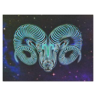 aries the ram zodiac tissue paper