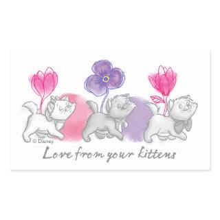 Aristocats | Love From Your Kittens Rectangular Sticker