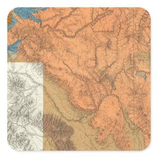 Arizona 2 square sticker