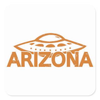 Arizona UFO Square Sticker