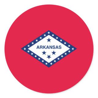 Arkansas State Flag Design Classic Round Sticker