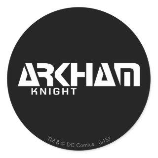 Arkham Knight Graphic Classic Round Sticker