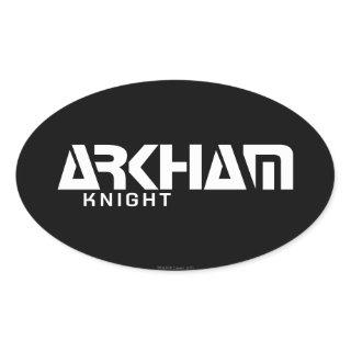 Arkham Knight Graphic Oval Sticker