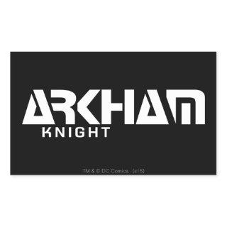 Arkham Knight Graphic Rectangular Sticker