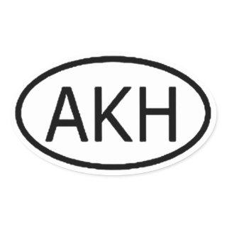 Arkham Oval Sticker