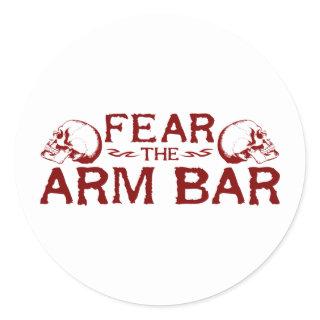 Arm Bar Classic Round Sticker