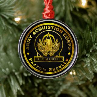 Army Acquisition Corps Metal Ornament