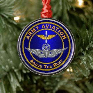 ARMY AVIATION METAL ORNAMENT