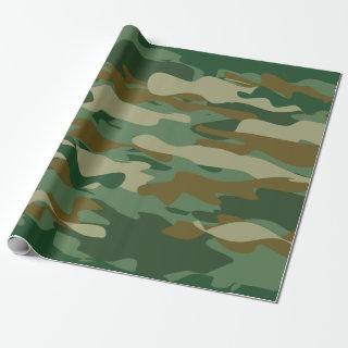 Army green camouflage Birthday