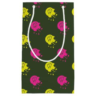 Army Green - Pink & Yellow Paintball Party Small Gift Bag