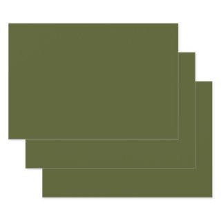 Army green (solid color)   sheets