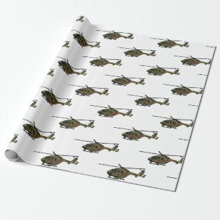 Army helicopter cartoon illustration