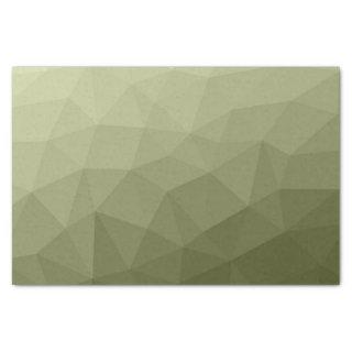 Army light green gradient geometric mesh pattern tissue paper