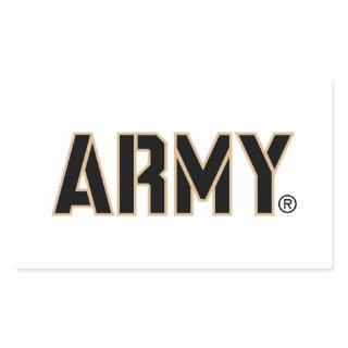 Army Wordmark Rectangular Sticker