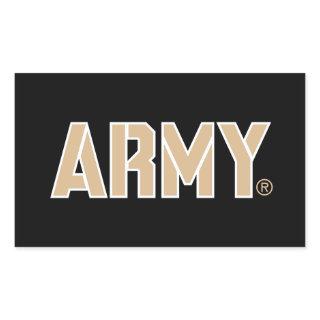 Army Wordmark Rectangular Sticker