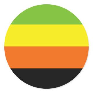 Aromantic Pride Flag Classic Round Sticker