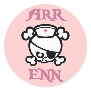 Arr Enn Classic Round Sticker