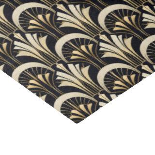 Art Deco Black and Gold symmetrical Tissue Paper