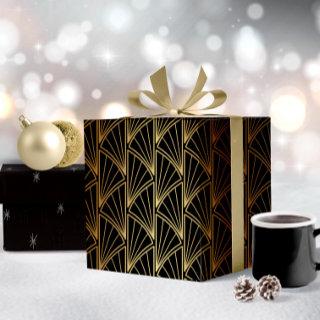 Art Deco Geometric Gold Foil/Black ID492