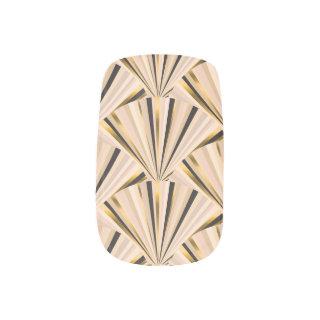 Art Deco Scales: Geometric Golden Glamour Minx Nail Art