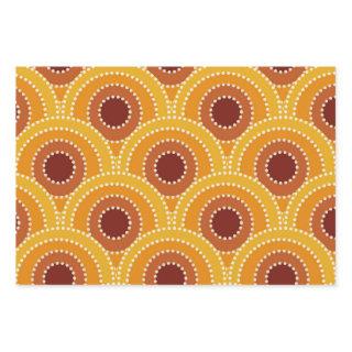 Art Deco Sunrise Retro pattern  Sheets