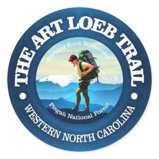 Art Loeb Trail (C) Classic Round Sticker