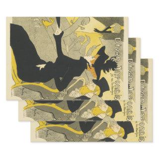 Art Nouveau, Divan Japonais by Toulouse Lautrec  Sheets
