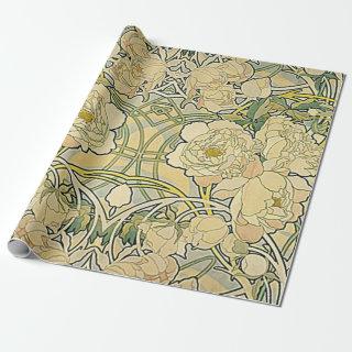 Art Nouveau Floral Decoupage Poster