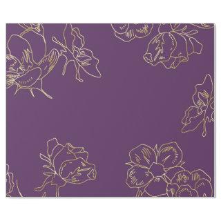 Art Nouveau Gold Flowers