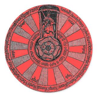 Arthur's Round Table Classic Round Sticker