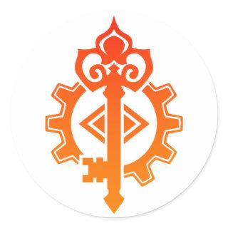 Artificer Engineer Crafter Mechanist DnD Classic Round Sticker