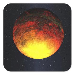 Artist concept of Kepler-10b Square Sticker
