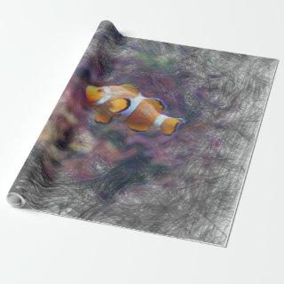 artistic animal clown fish