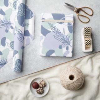 Artsy Flower Abstract | Lilac Periwinkle Sage Mint
