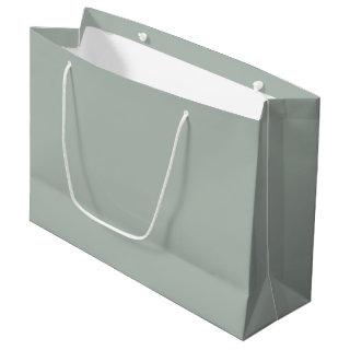 Ash gray (solid color) large gift bag