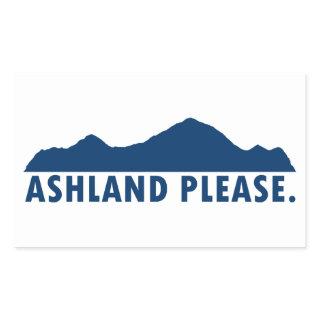 Ashland Oregon Please Rectangular Sticker