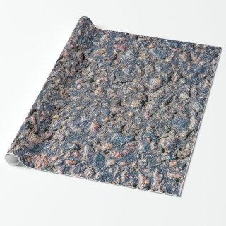 Asphalt and pebbles texture