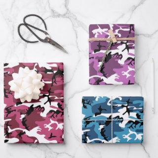 Assorted Colorful Camouflage  Sheets